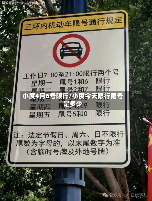 小度4月6号限行/小度今天限行尾号是多少