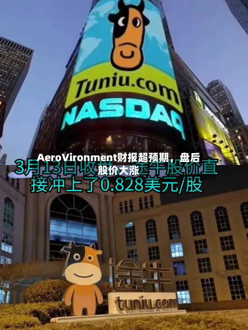 AeroVironment财报超预期，盘后股价大涨