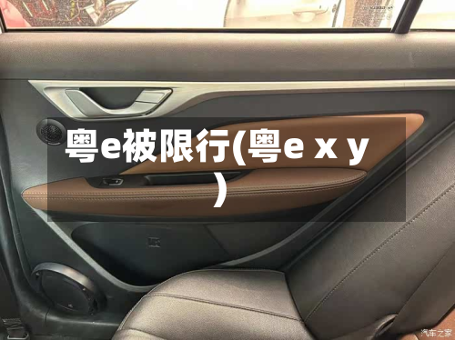 粤e被限行(粤e x y)-第1张图片