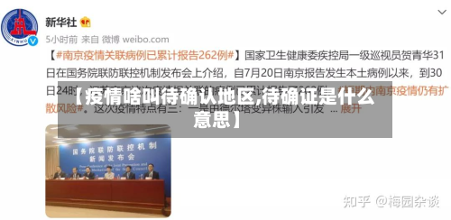 【疫情啥叫待确认地区,待确证是什么意思】