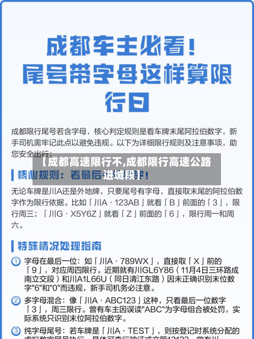 【成都高速限行不,成都限行高速公路进城段】-第1张图片