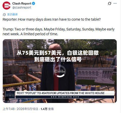 从75美元到57美元，白银这轮回撤到底砸出了什么信号-第2张图片
