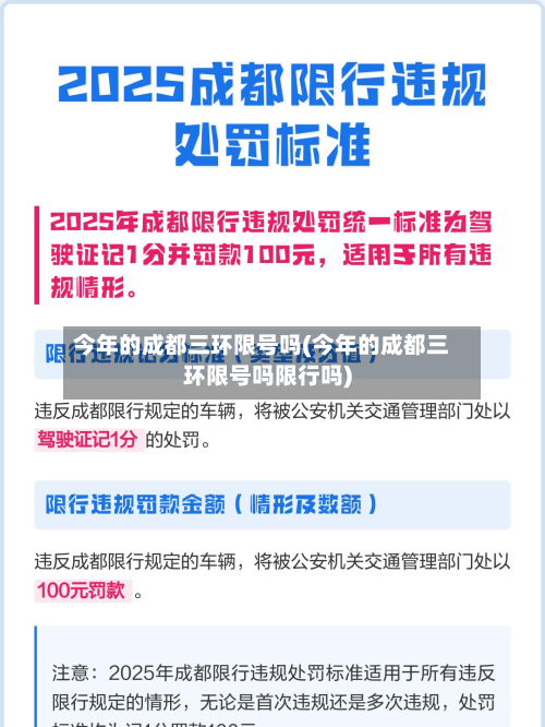 今年的成都三环限号吗(今年的成都三环限号吗限行吗)-第2张图片