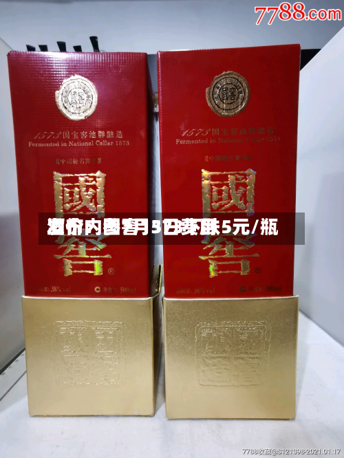 酒价内参7月3日费用发布：国窖1573下跌5元/瓶