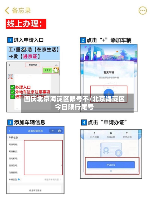 国庆北京海淀区限号不/北京海淀区今日限行尾号