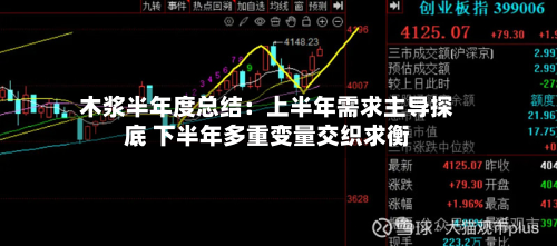 木浆半年度总结:上半年需求主导探底 下半年多重变量交织求衡-第1张图片