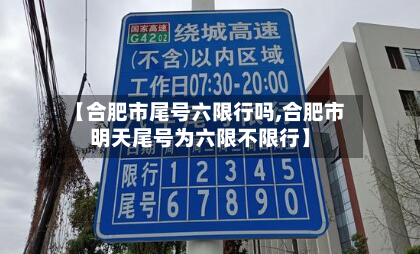 【合肥市尾号六限行吗,合肥市明天尾号为六限不限行】