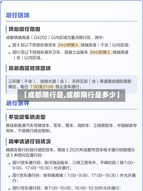 【成都限行是,成都限行是多少】-第2张图片