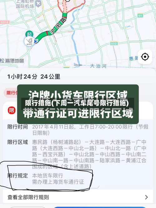 限行措施(下周一汽车尾号限行措施)-第2张图片