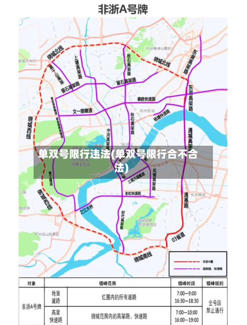 单双号限行违法(单双号限行合不合法)