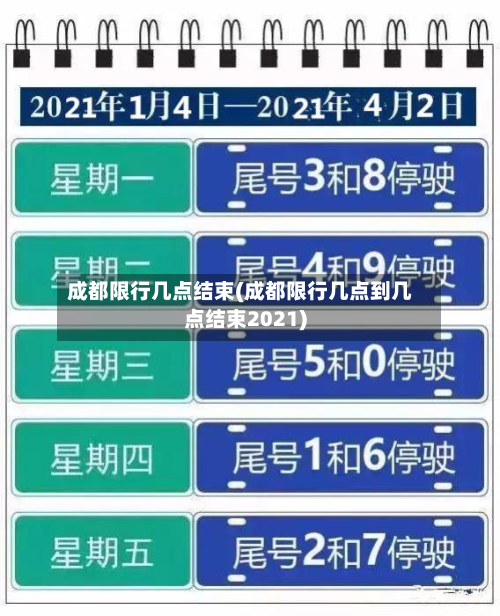 成都限行几点结束(成都限行几点到几点结束2021)