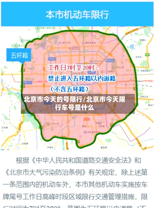 北京市今天的号限行/北京市今天限行车号是什么