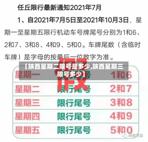 【陕西星期二限号是多少,陕西星期三限号多少】-第3张图片