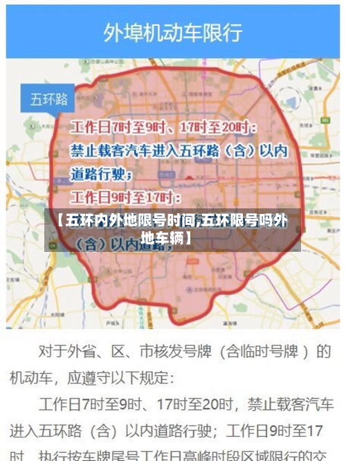 【五环内外地限号时间,五环限号吗外地车辆】-第2张图片
