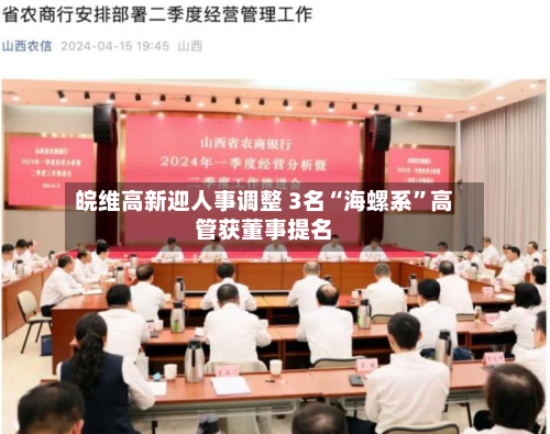 皖维高新迎人事调整 3名“海螺系”高管获董事提名-第2张图片
