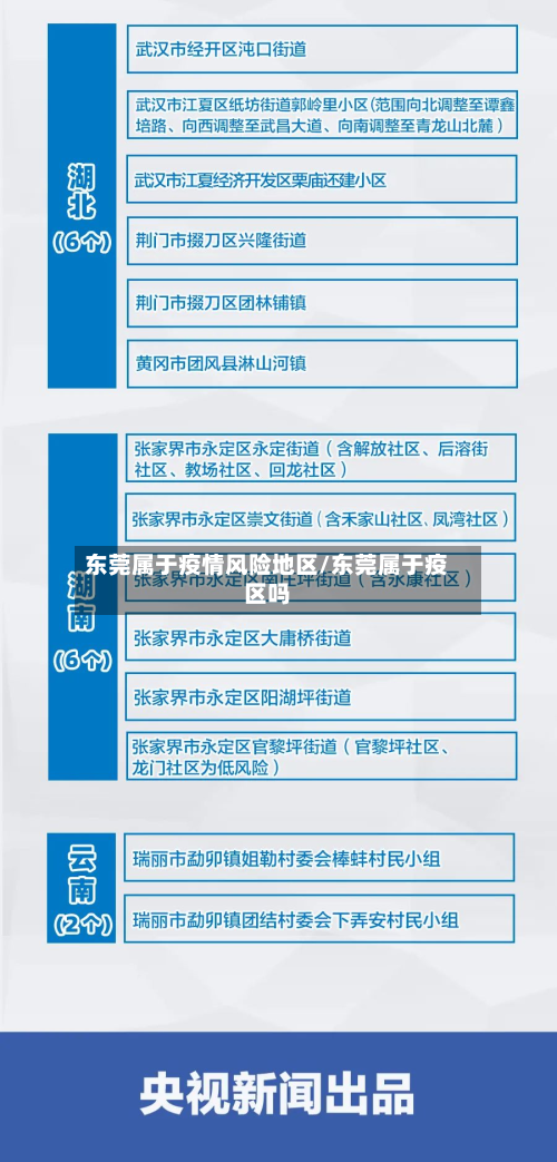 东莞属于疫情风险地区/东莞属于疫区吗-第2张图片