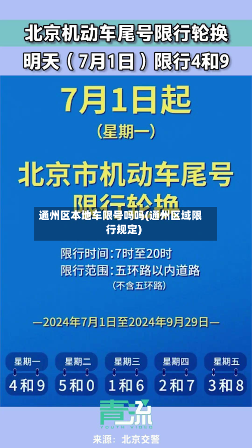 通州区本地车限号吗吗(通州区域限行规定)-第1张图片