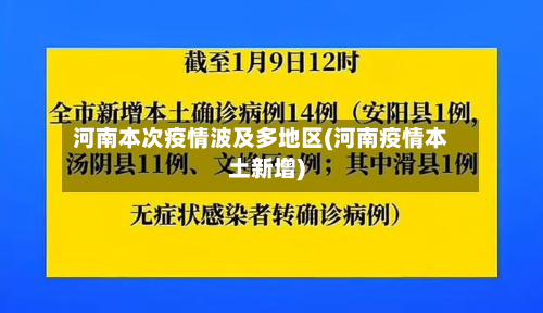 河南本次疫情波及多地区(河南疫情本土新增)-第1张图片