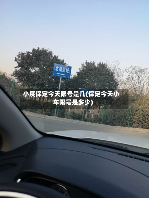 小度保定今天限号是几(保定今天小车限号是多少)