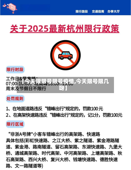 【今天限限号限号疫情,今天限号限几呀】