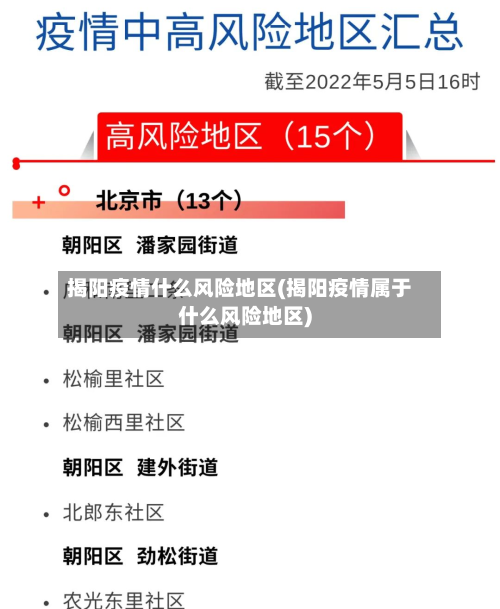 揭阳疫情什么风险地区(揭阳疫情属于什么风险地区)