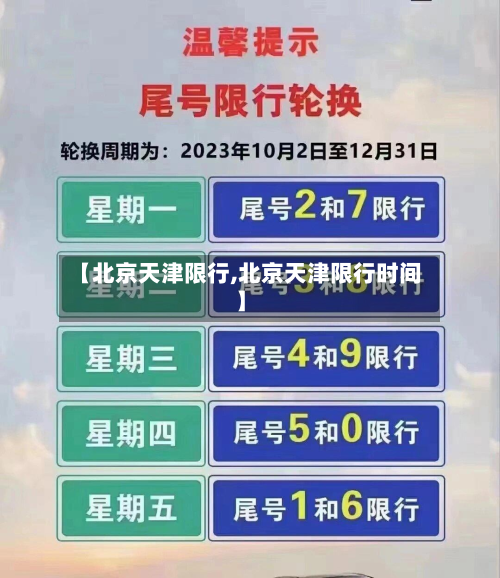 【北京天津限行,北京天津限行时间】-第3张图片