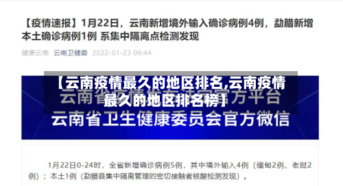 【云南疫情最久的地区排名,云南疫情最久的地区排名榜】-第2张图片