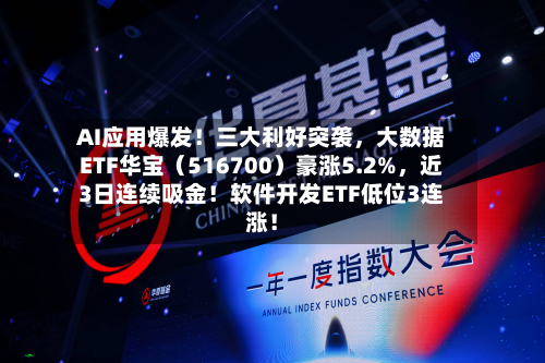 AI应用爆发！三大利好突袭	，大数据ETF华宝（516700）豪涨5.2%，近3日连续吸金！软件开发ETF低位3连涨！-第3张图片