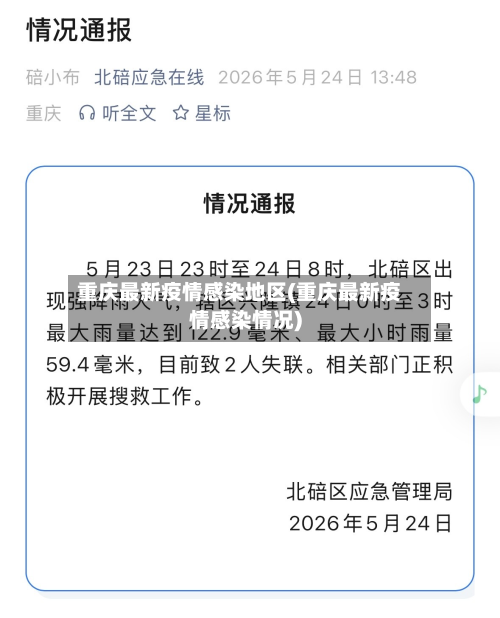重庆最新疫情感染地区(重庆最新疫情感染情况)-第2张图片