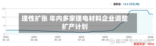 理性扩张 年内多家锂电材料企业调整扩产计划-第2张图片