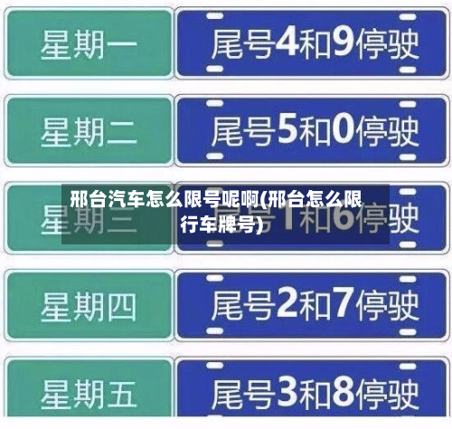 邢台汽车怎么限号呢啊(邢台怎么限行车牌号)
