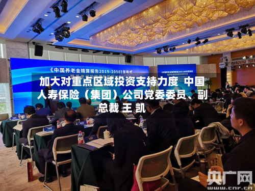 加大对重点区域投资支持力度  中国人寿保险（集团）公司党委委员、副总裁 王 凯-第2张图片