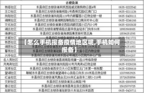 【怎么手机报备疫情地区呢,手机如何报备】-第2张图片