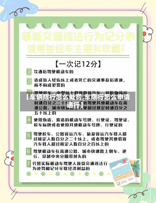 【车辆限行怎么处罚,车限行怎么申请通行】-第1张图片