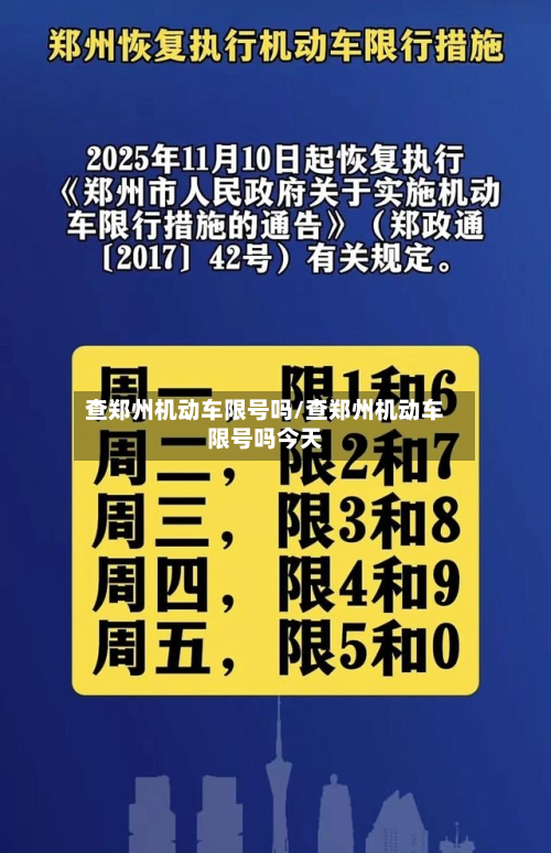 查郑州机动车限号吗/查郑州机动车限号吗今天-第2张图片