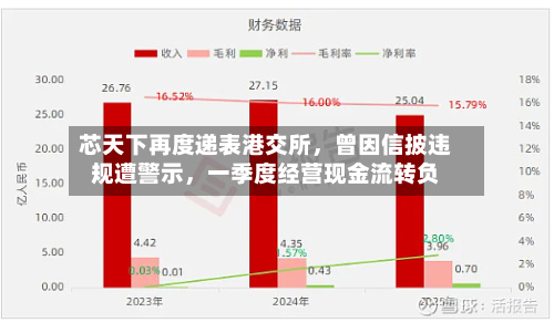 芯天下再度递表港交所，曾因信披违规遭警示	，一季度经营现金流转负-第3张图片