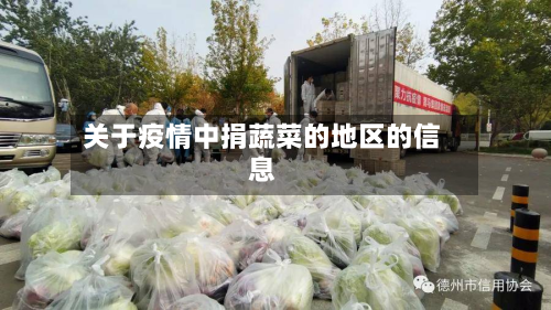 关于疫情中捐蔬菜的地区的信息-第1张图片
