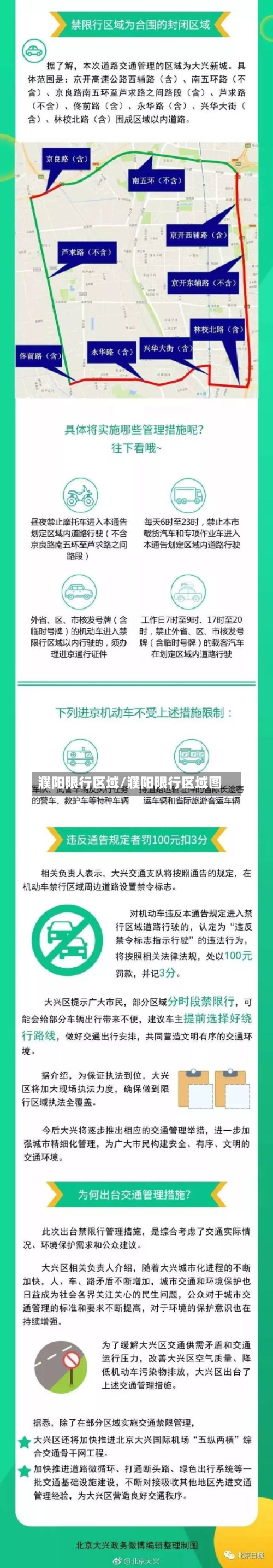 濮阳限行区域/濮阳限行区域图-第2张图片