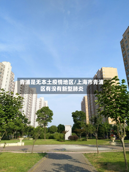 青浦是无本土疫情地区/上海市青浦区有没有新型肺炎-第2张图片