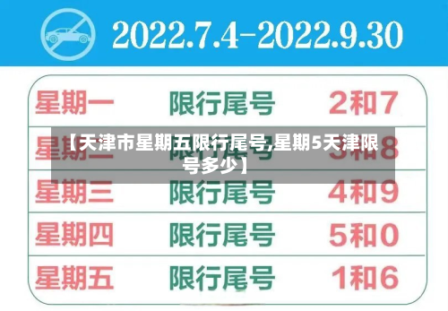 【天津市星期五限行尾号,星期5天津限号多少】-第1张图片