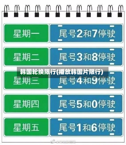 韩国轮换限行(播放韩国片限行)