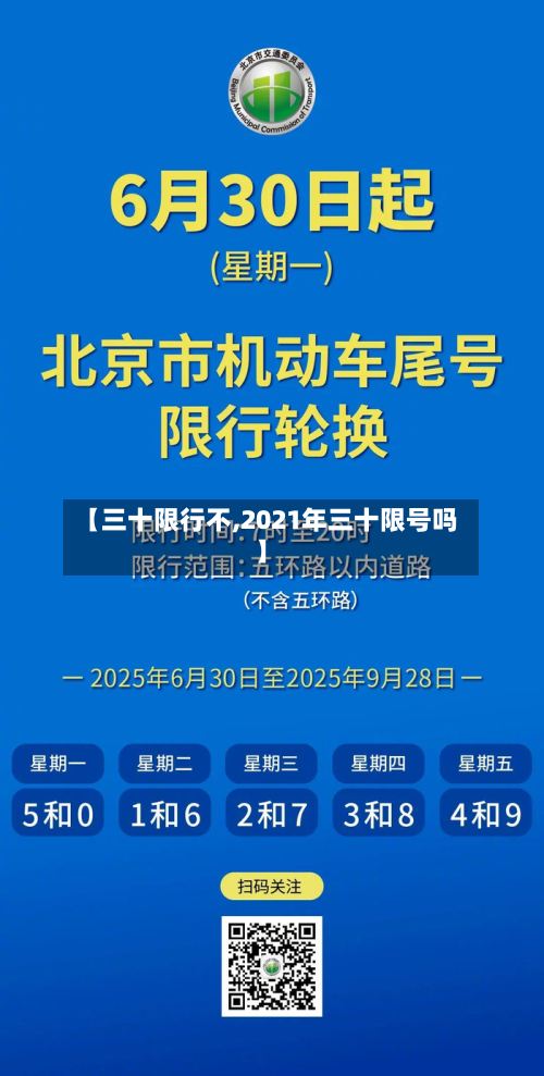 【三十限行不,2021年三十限号吗】-第2张图片