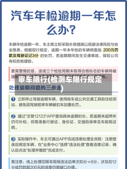 审车限行(检测车限行规定)-第1张图片
