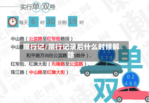 限行记/限行记录后什么时候解除-第1张图片