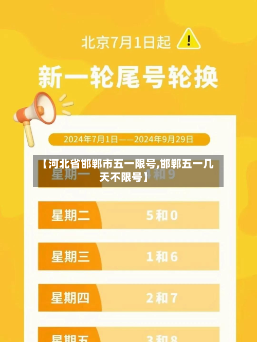 【河北省邯郸市五一限号,邯郸五一几天不限号】-第1张图片