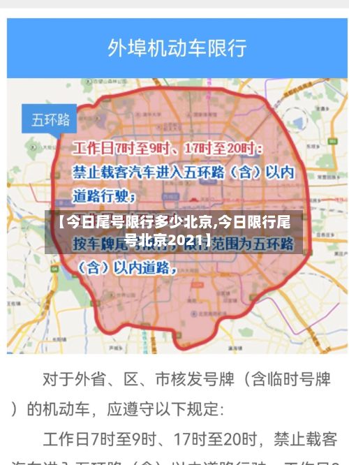 【今日尾号限行多少北京,今日限行尾号北京2021】-第3张图片