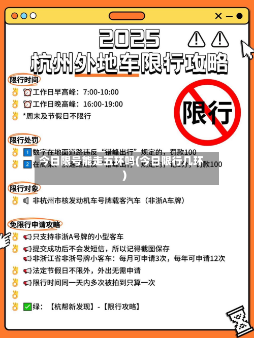今日限号能走五环吗(今日限行几环)