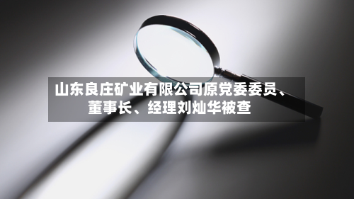 山东良庄矿业有限公司原党委委员、董事长、经理刘灿华被查-第2张图片