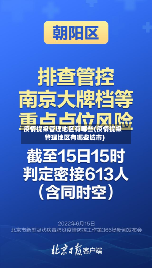 疫情提级管理地区有哪些(疫情提级管理地区有哪些城市)-第3张图片