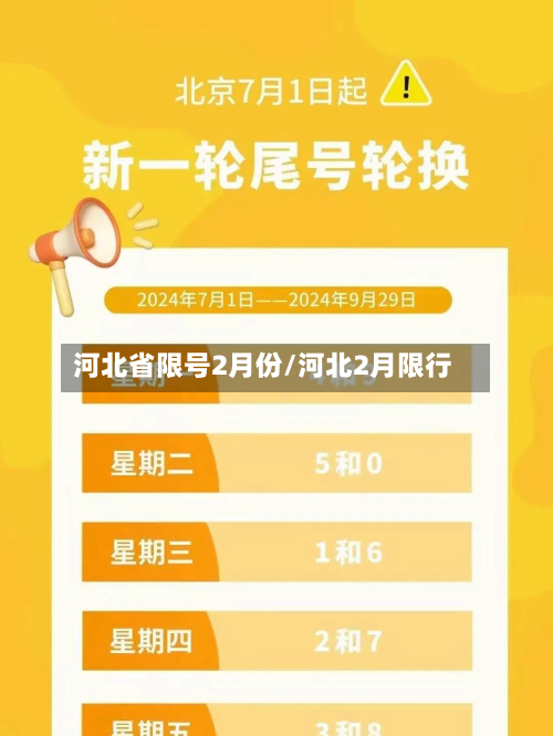 河北省限号2月份/河北2月限行-第1张图片